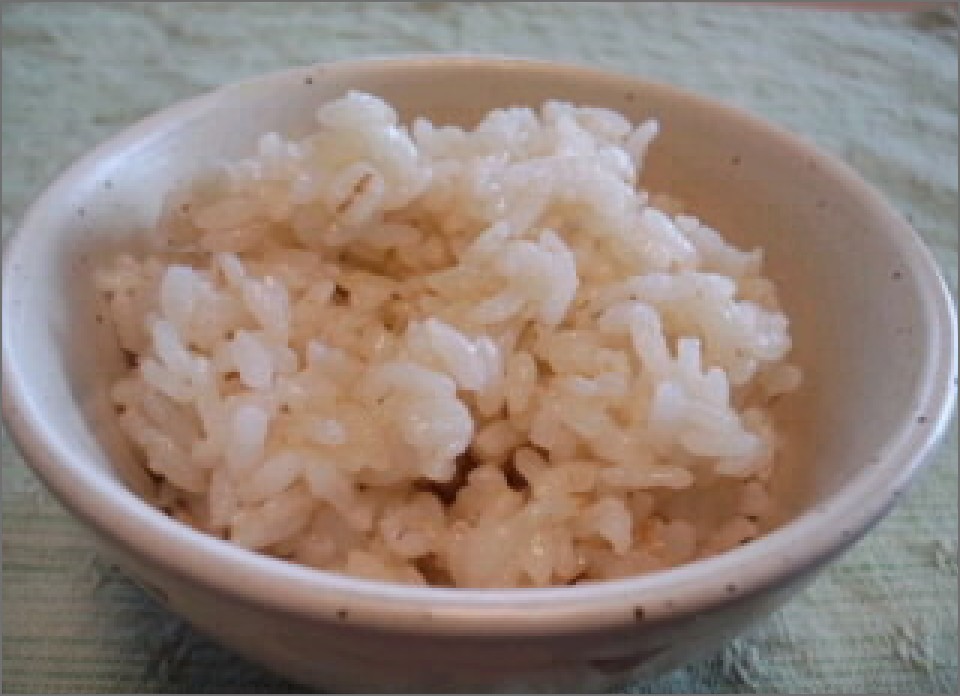 米ぬか粉入りご飯